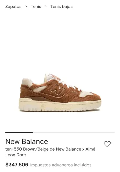 Zapatillas new balance 550 x ALD (Originale) - miniatura 5