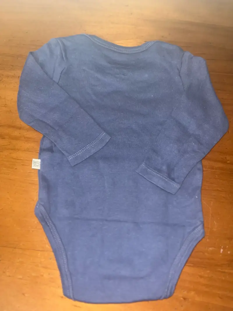 Body de bebé azul Baby Harvest 3-6 meses - 3