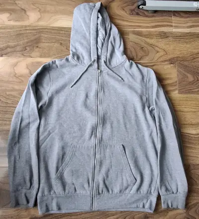 Polerón con capucha gris Primark talla XL - miniatura 1