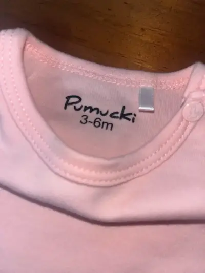 Polera manga larga rosa para bebé Pumucki - miniatura 2