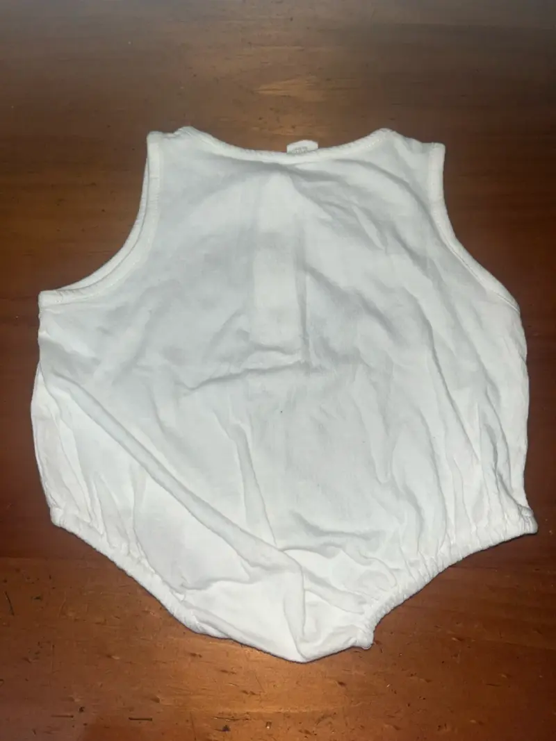 Body blanco para bebé Opaline 3M - 2