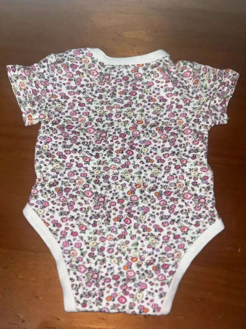 2 Body de bebé floral Boulevard 3-6M - 3