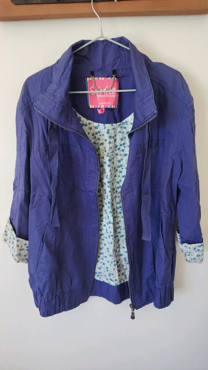 Chaqueta morada Sybilla talla S - 3