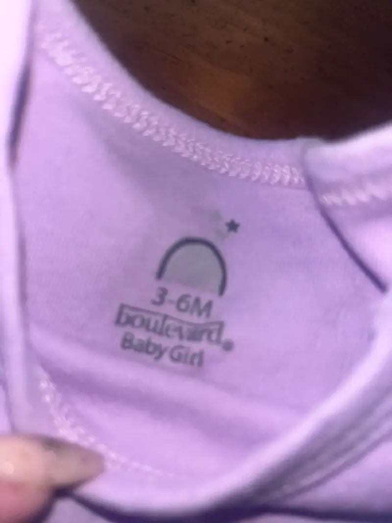 Body de bebé lila talla 3-6 meses - 3
