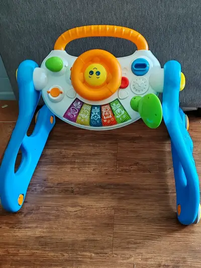 Centro de actividades para bebé con volante y soni - miniatura 1