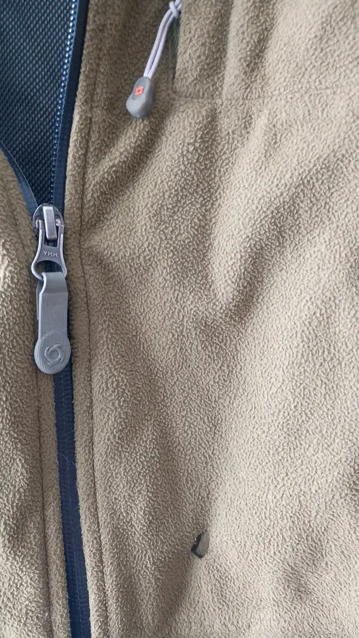 Chaqueta polar verde oliva para hombre - 3