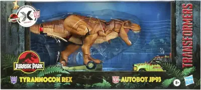 Figura Transformers Jurassic Park Tyrannocon Rex y Autobot JP93 - miniatura 1