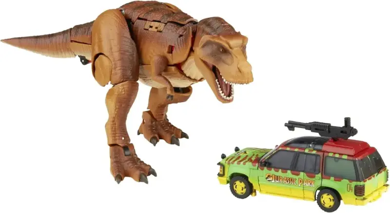 Figura Transformers Jurassic Park Tyrannocon Rex y Autobot JP93 - 2