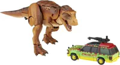 Figura Transformers Jurassic Park Tyrannocon Rex y Autobot JP93 - miniatura 2