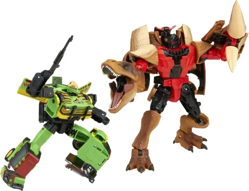 Figura Transformers Jurassic Park Tyrannocon Rex y Autobot JP93 - 4