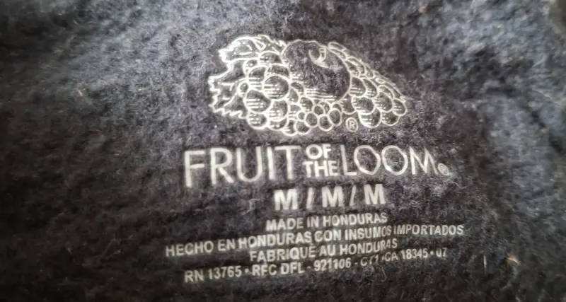 Polerón con capucha Fruit of the Loom negro - 2