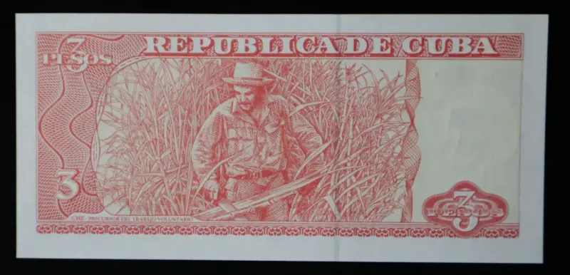 Billete de 3 Pesos Cubanos 2005 Ernesto Guevara - 2
