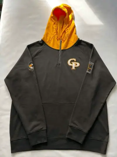 Polerón con capucha GP negro y amarillo - miniatura 1