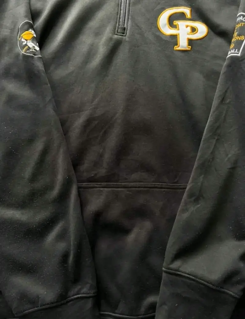 Polerón con capucha GP negro y amarillo - 2
