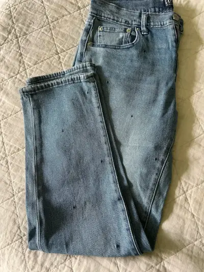 Jeans GAP azul para mujer estilo girlfriend - miniatura 2