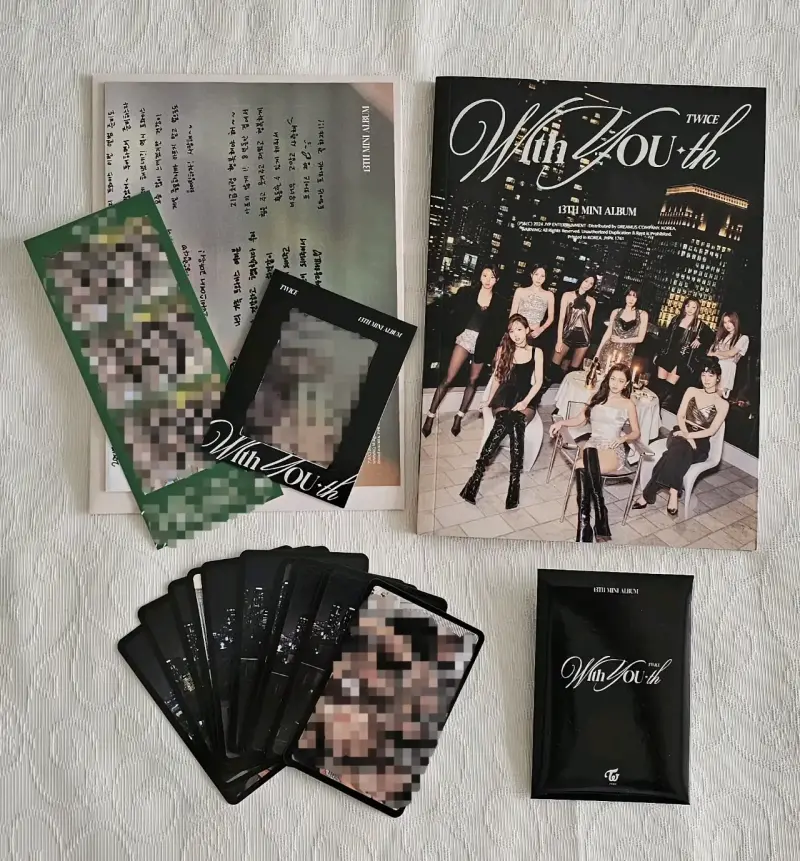 Album Twice "WITH YOU-th" original ABIERTO - 2