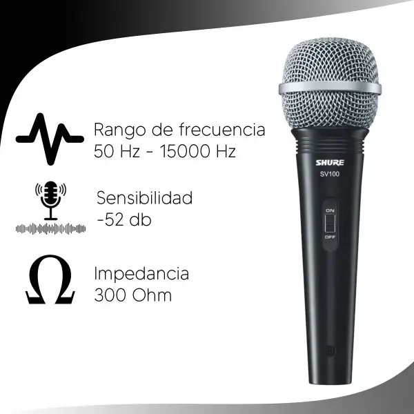 Micrófono Shure SV100 multipropósito - 4