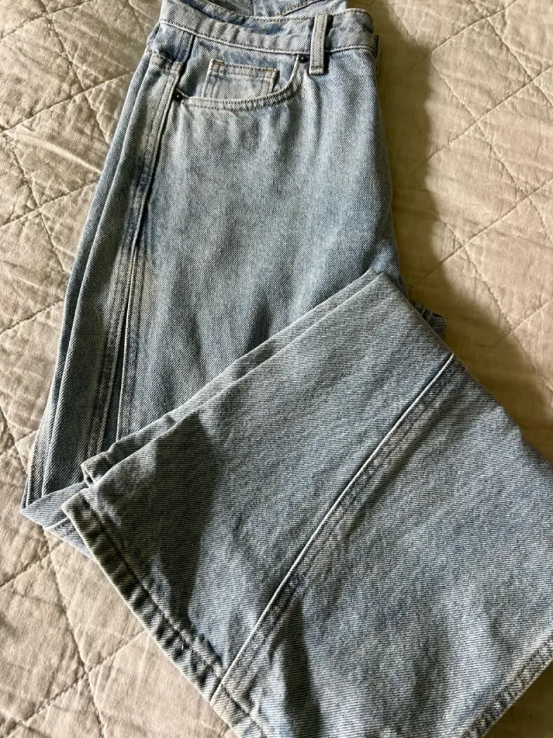 Jeans de mezclilla azul claro Froens talla 38 - 2