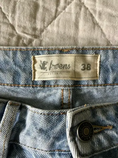 Jeans de mezclilla azul claro Froens talla 38 - miniatura 4