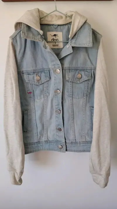 Chaqueta de mezclilla marca Doo talla M - miniatura 1
