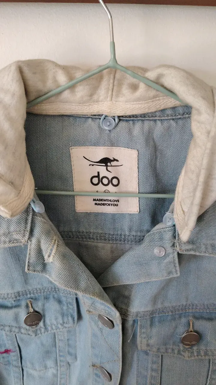 Chaqueta de mezclilla marca Doo talla M - 3
