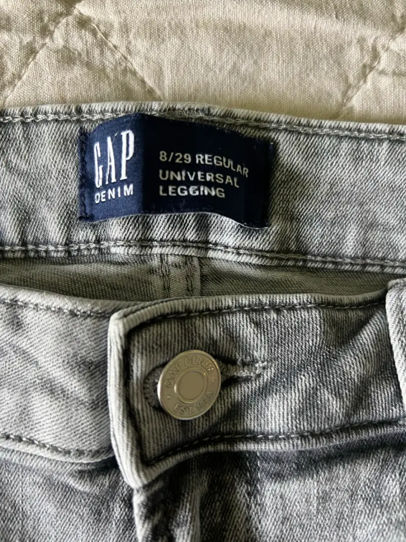 Jeans grises GAP Denim para mujer - 2