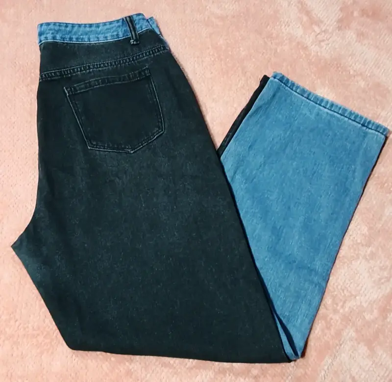 Jeans bicolor para mujer Brugi - 3