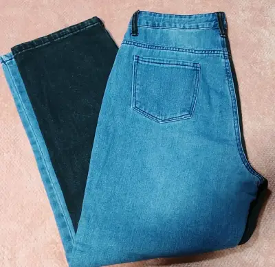 Jeans bicolor para mujer Brugi - miniatura 4