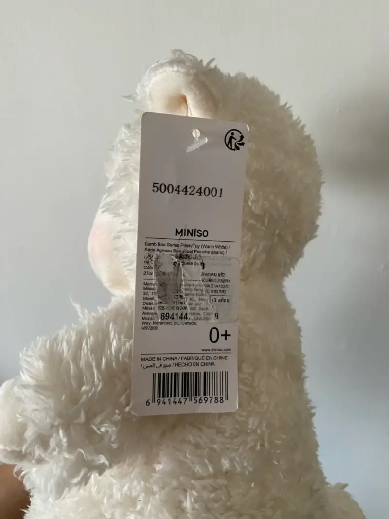 Peluche de oveja Miniso - 5