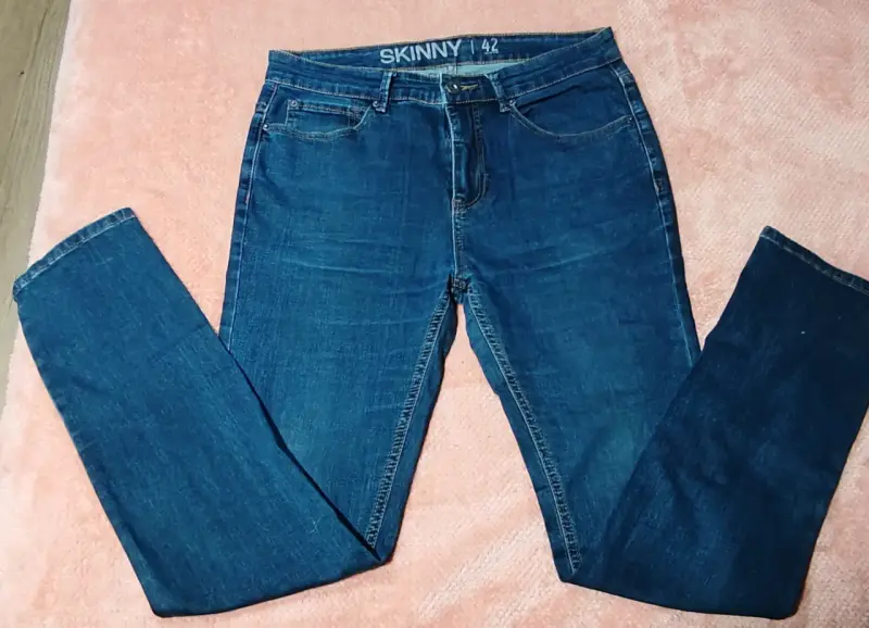 Jeans Skinny Azul Talla 42 - 1