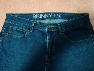 Jeans Skinny Azul Talla 42 - miniatura 2