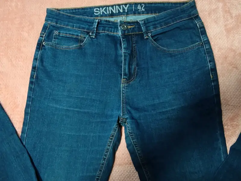 Jeans Skinny Azul Talla 42 - 4