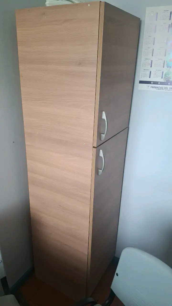 Armario de madera con puertas dobles - 3