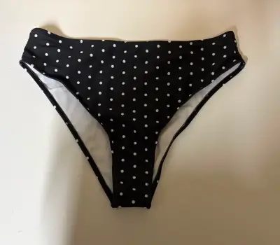 Traje de baño entero negro con lunares XL - miniatura 3