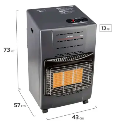 Estufa a gas Fensa GLP 4200W - miniatura 4