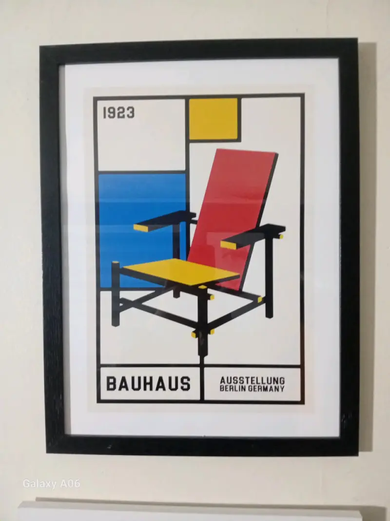 Cuadro vanguardia Bauhaus.Escuela 1923. Negro - 5