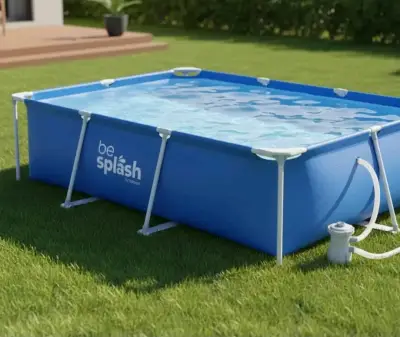 Piscina estructural rectangular Be Splash con sistema de vaciado - miniatura 1