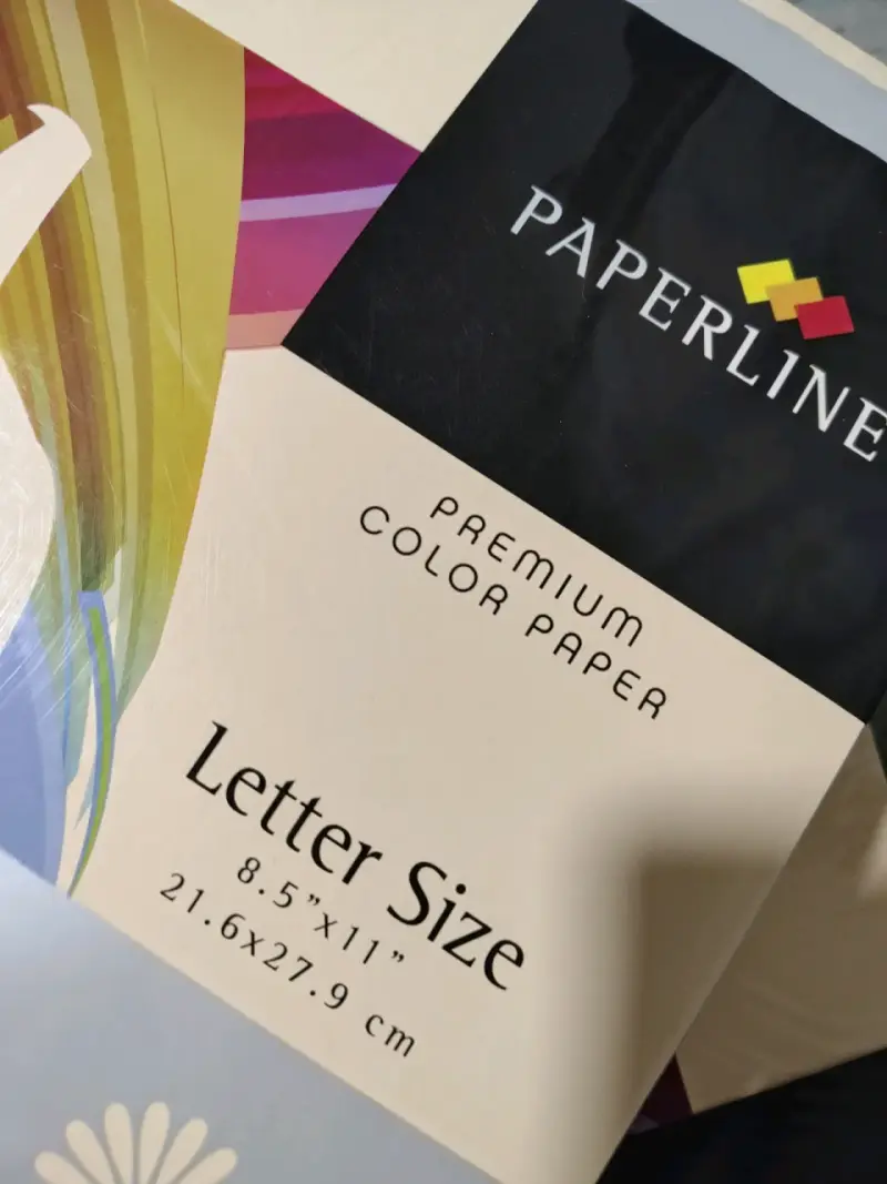 Papel color carta Paperline premium 8.5x11 pulgadas - 2
