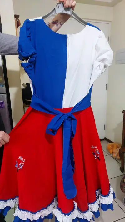 Vestido de huasa chilena - miniatura 2