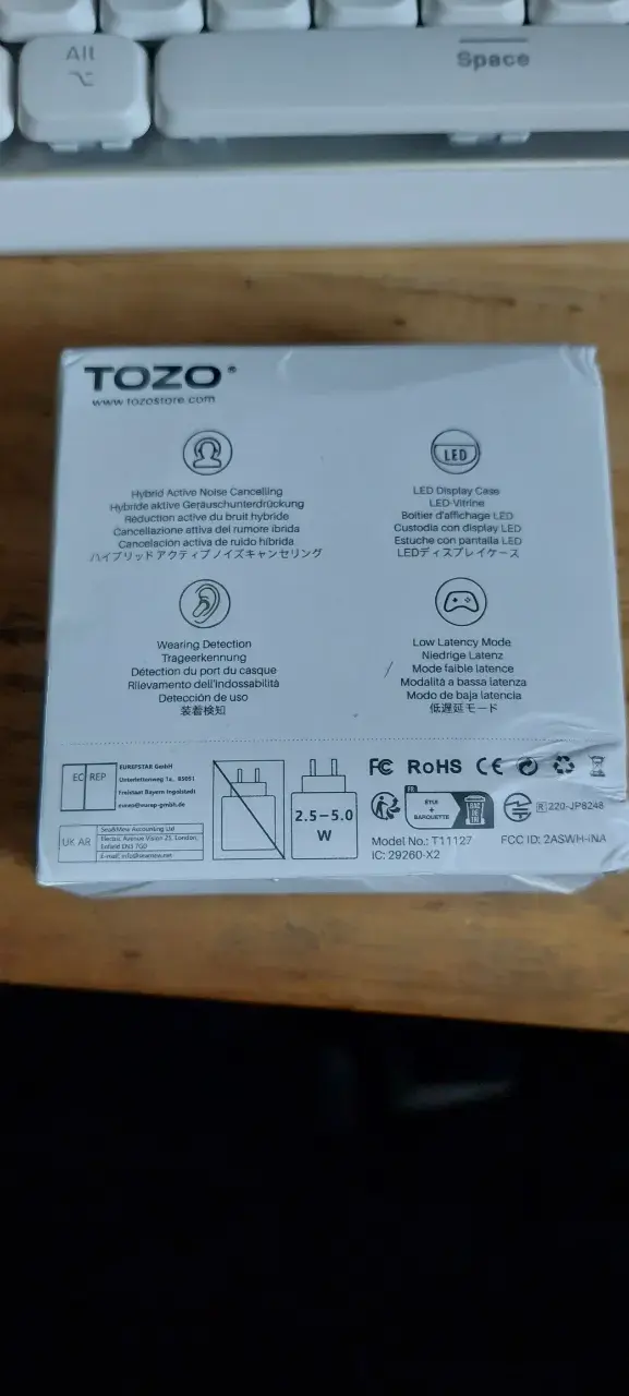 Auriculares Inalámbricos Tozo NC20 con Cancelación de Ruido - 2