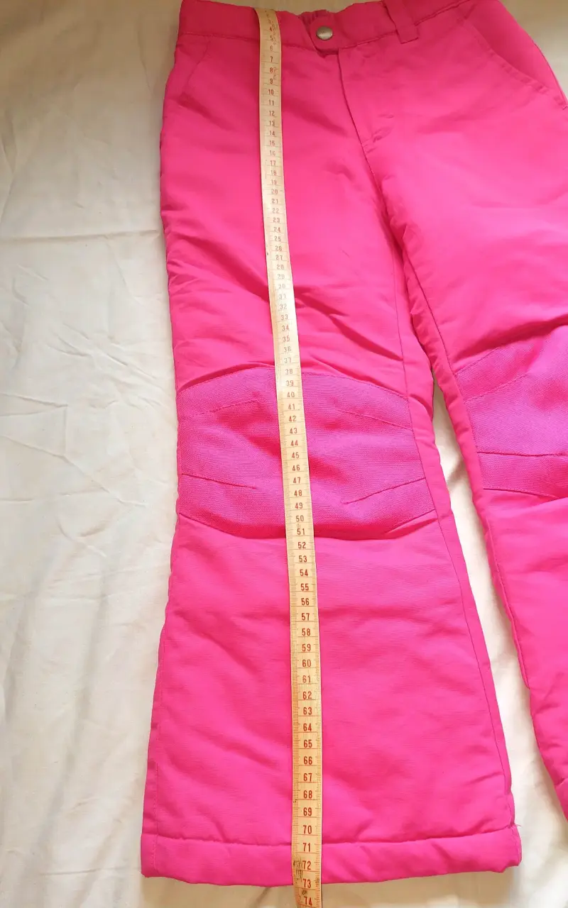 Pantalones de nieve rosados para niños - 2