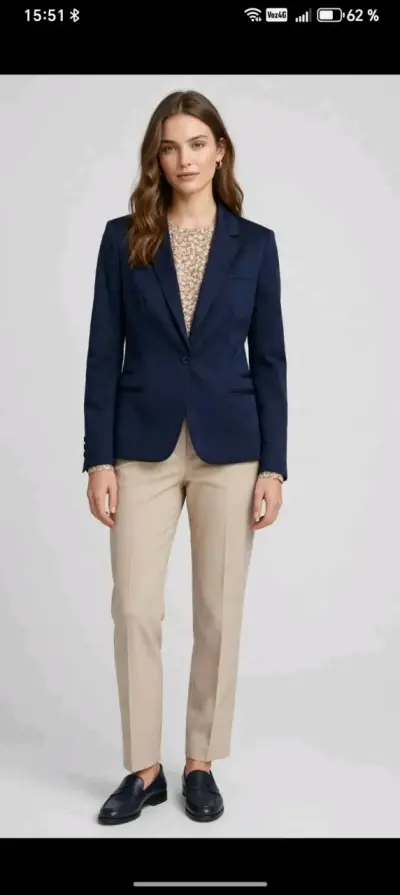 Blazer azul marino Zibel - miniatura 2
