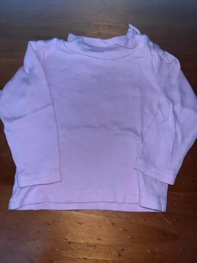 Polera manga larga rosa para bebé 6M - miniatura 2