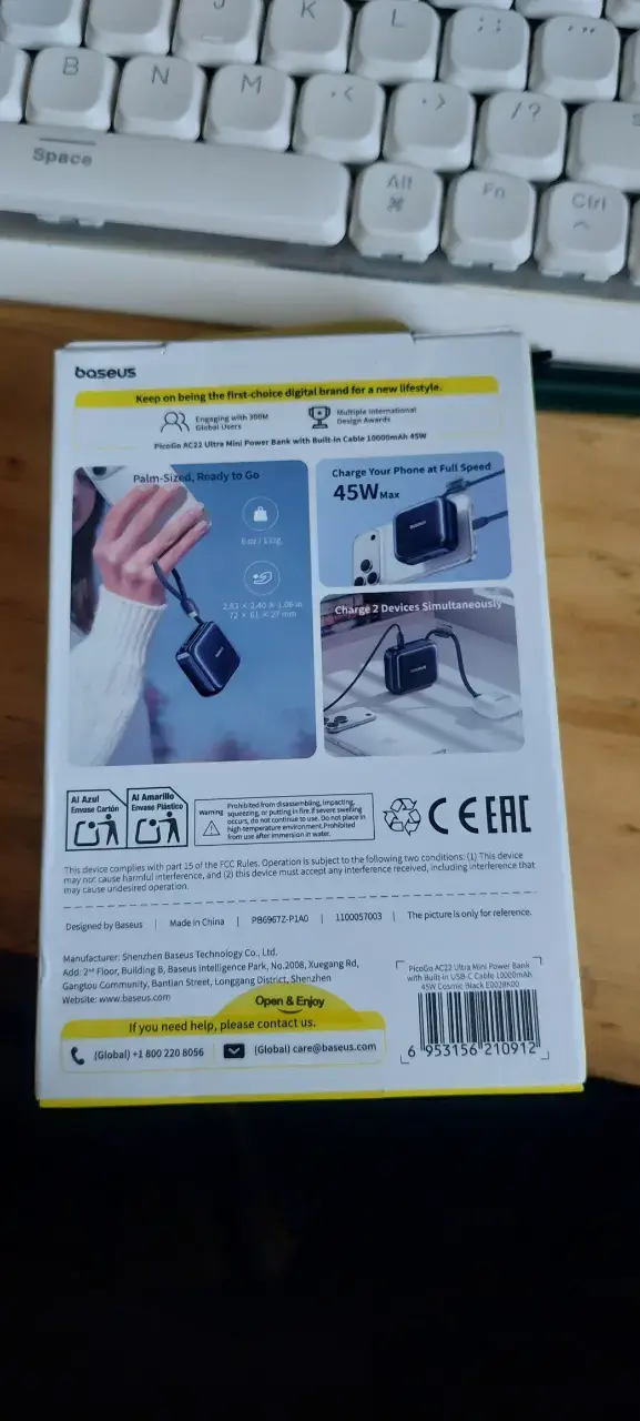 Power Bank Baseus PicoGo 10000mAh 45W - 2