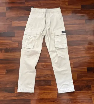 Pantalones cargo beige, Zara - miniatura 1