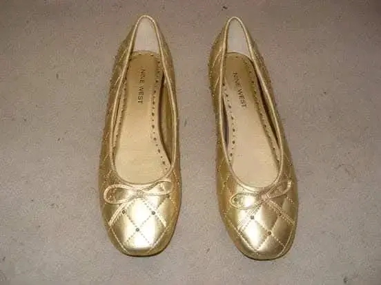 Zapatos planos negros con lazo para mujer - 3
