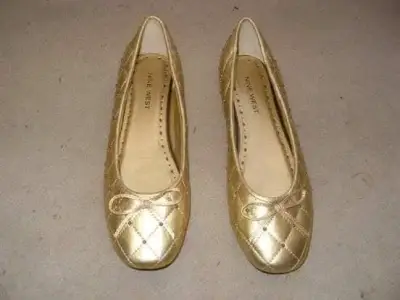 Zapatos planos negros con lazo para mujer - miniatura 3