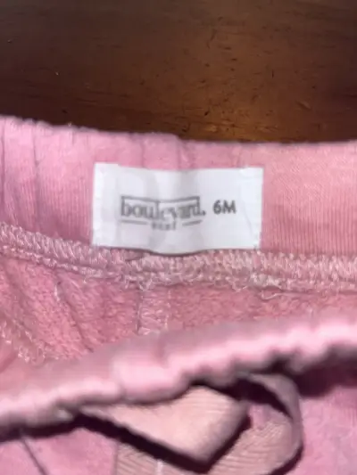 Pantalones rosados para bebé 6M - miniatura 2