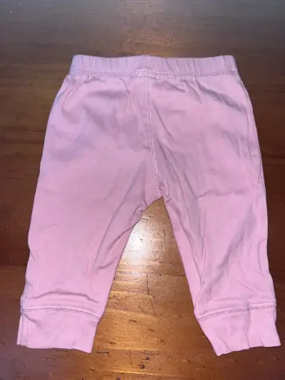 Pantalones rosados para bebé Carter's 6 meses - miniatura 3