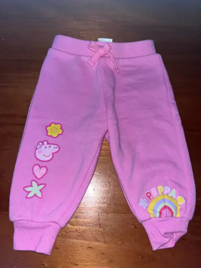 Pantalones rosados Peppa Pig para niña - miniatura 1